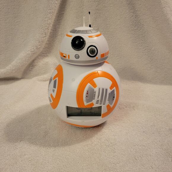 BulbBotz BB8 Star Wars Droid Lights & Sound Digital Alarm Clock 8in Works - Picture 6 of 9